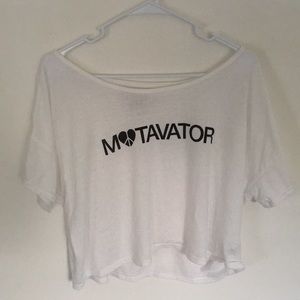 Bethany Mota White Motivator Tee Shirt